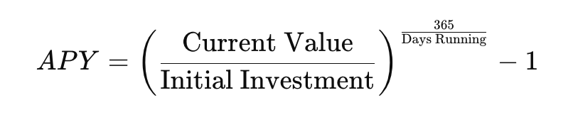 Grid APY Formula